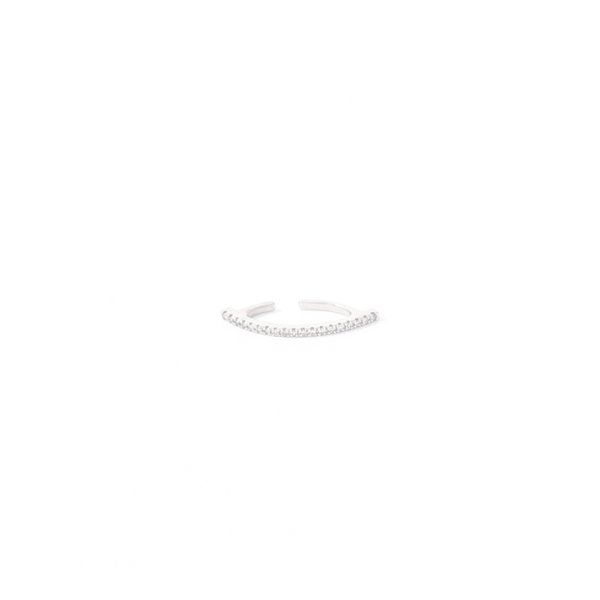 画像1:   Hirotaka ヒロタカ Bow Ear Cuff (WhiteGold){-BJS} (1)