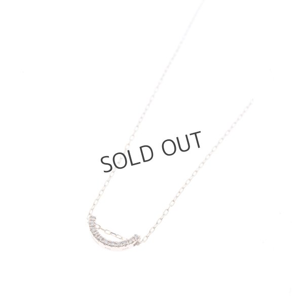 画像2: {SOLD}Hirotaka ヒロタカ Bow Diamond Necklace S(Yellow Gold){-BJA} (2)