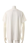 画像2: 【周年記念 24%OFF ｜15,400円→11,704円】 T' ティー 【underbar Limited】TOP QUALITY "SUPIMA COTTON" AIRY PILE series V Neck Short Sleeve BIG(Y322){C03-UNDERBAR-WHT-AHS} (2)