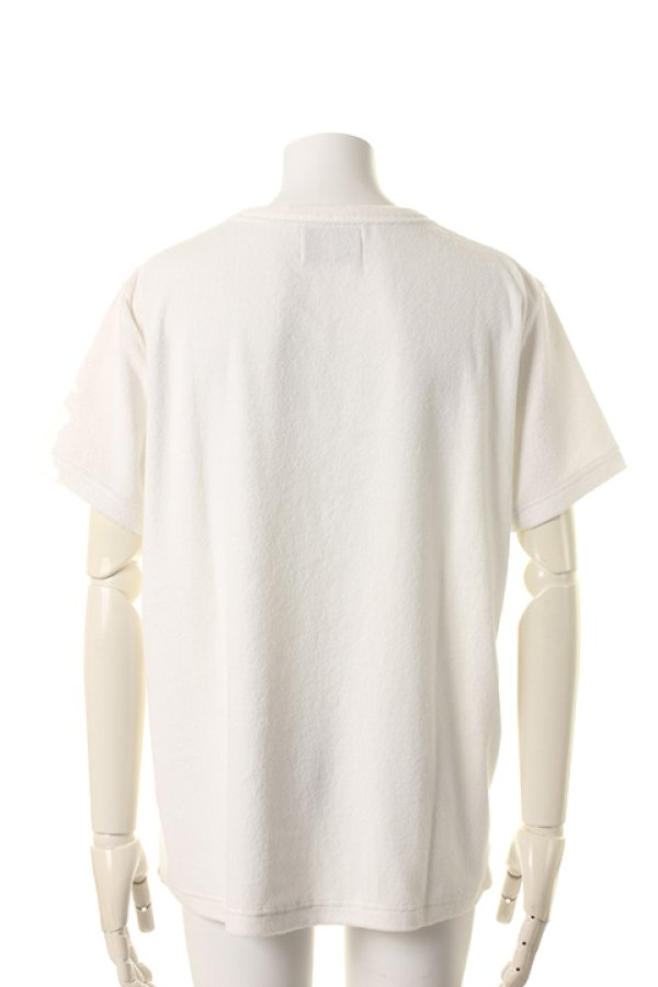画像2: 【 30%OFF セール15,400円→10,780円】 T' ティー 【underbar Limited】TOP QUALITY "SUPIMA COTTON" AIRY PILE series V Neck Short Sleeve BIG(Y322){C03-UNDERBAR-WHT-AHS} (2)