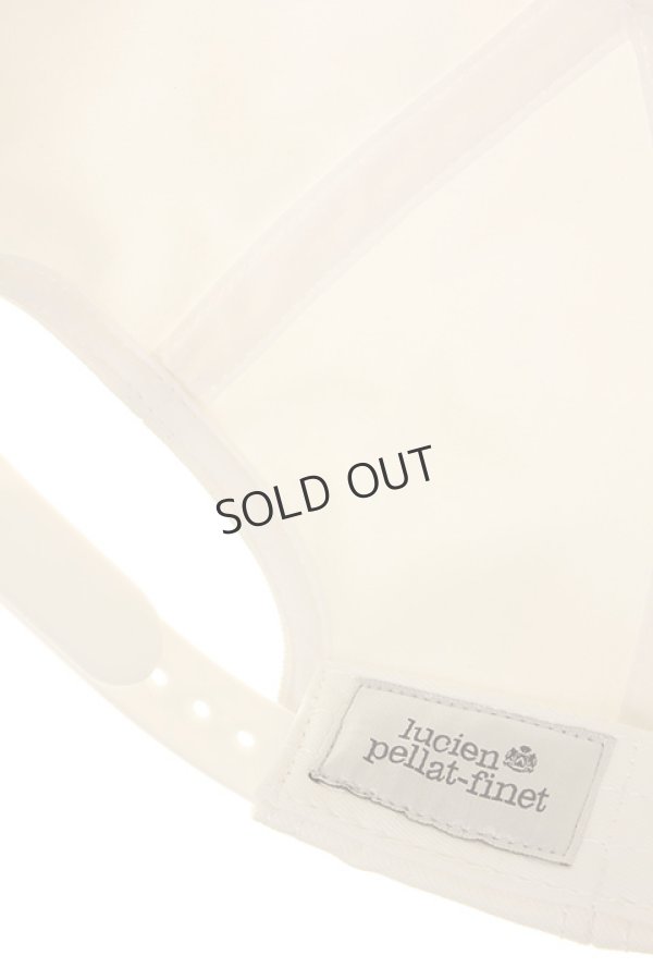 画像5: {SOLD}lucien pellat-finet ルシアン ペラフィネ CAP WITH OUTLINE LEAF INSIDE CRYSTAL{-AGA} (5)