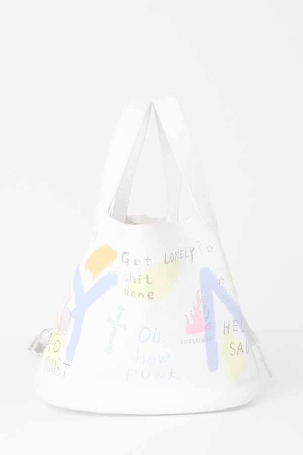画像2:   guernika ゲルニカ Cube Bag / size L / White{GR-CB-1-BDA}{E-} (2)
