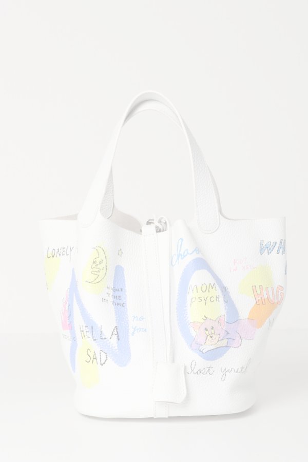 画像3:   guernika ゲルニカ Cube Bag / size L / White{GR-CB-1-BDA}{E-} (3)