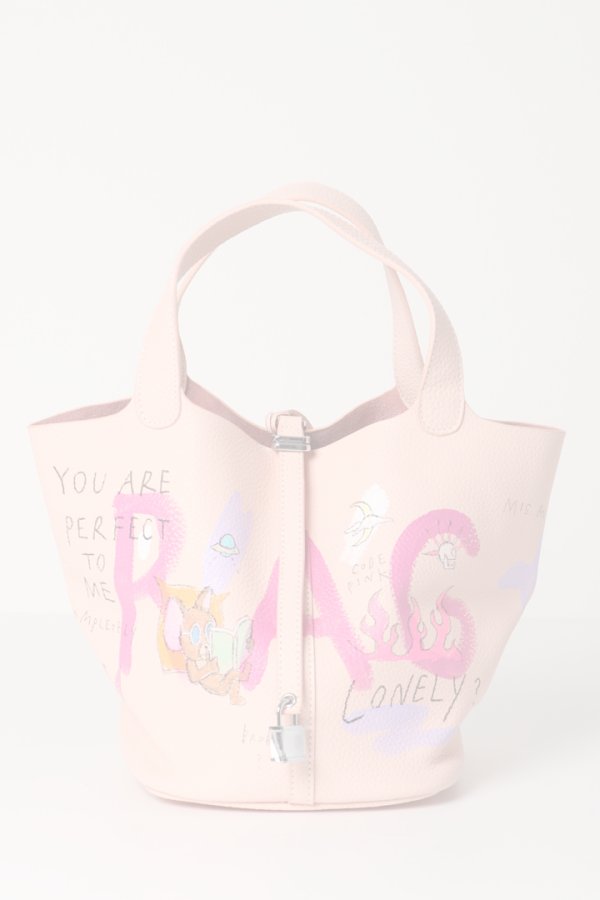 画像1:   guernika ゲルニカ Cube Bag / size L / Baby Pink{GR-CB-1-BDA}{E-} (1)