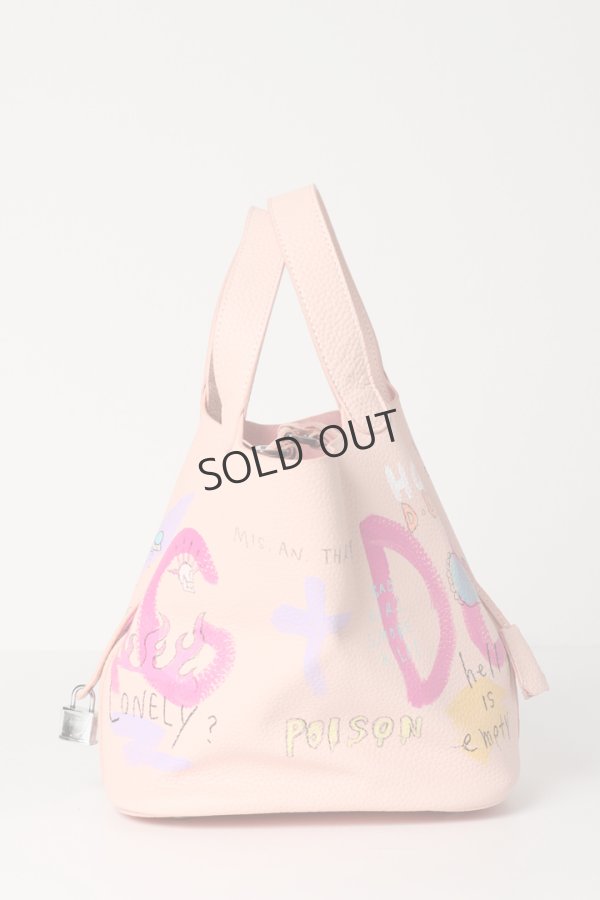 画像2: {SOLD}guernika ゲルニカ Cube Bag / size L / Baby Pink{GR-CB-1-BDA}{E-} (2)