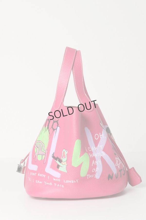 画像2: {SOLD}guernika ゲルニカ Cube Bag / size L / Vivid Pink{GR-CB-1-BDA}{E-} (2)