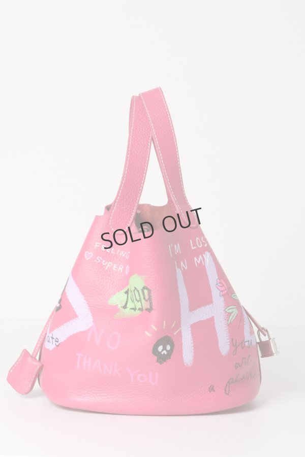 画像4: {SOLD}guernika ゲルニカ Cube Bag / size L / Vivid Pink{GR-CB-1-BDA}{E-} (4)