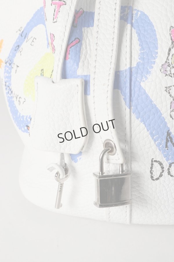 画像5: {SOLD}guernika ゲルニカ Cube Bag / size S / White{GR-CB-3-BDA}{E-} (5)