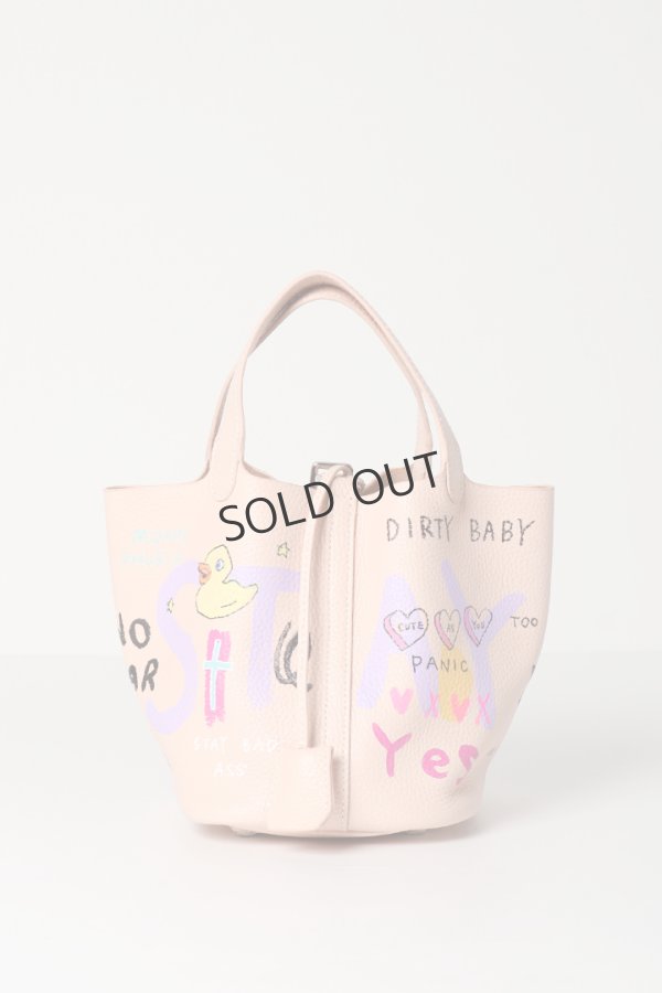 画像3: {SOLD}guernika ゲルニカ Cube Bag / size S / Baby Pink{GR-CB-3-BDA}{E-} (3)