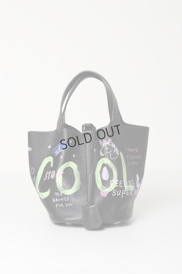 画像3: {SOLD}guernika ゲルニカ Cube Bag / size S / Black{GR-CB-3-BDA} (3)