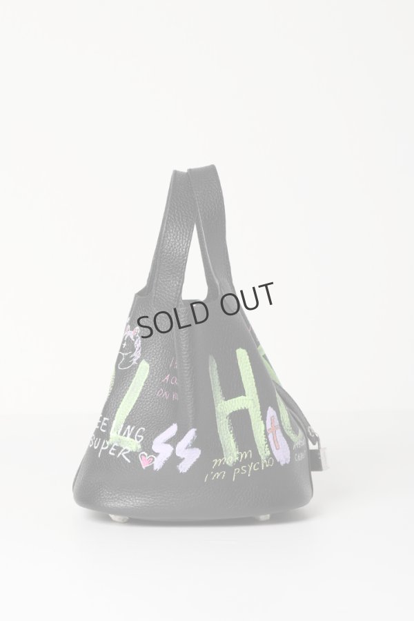 画像4: {SOLD}guernika ゲルニカ Cube Bag / size S / Black{GR-CB-3-BDA} (4)