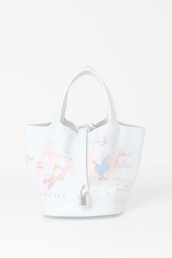 画像1:   guernika ゲルニカ Cube Bag / size S / Ice Blue{GR-CB-3-BDA}{E-} (1)