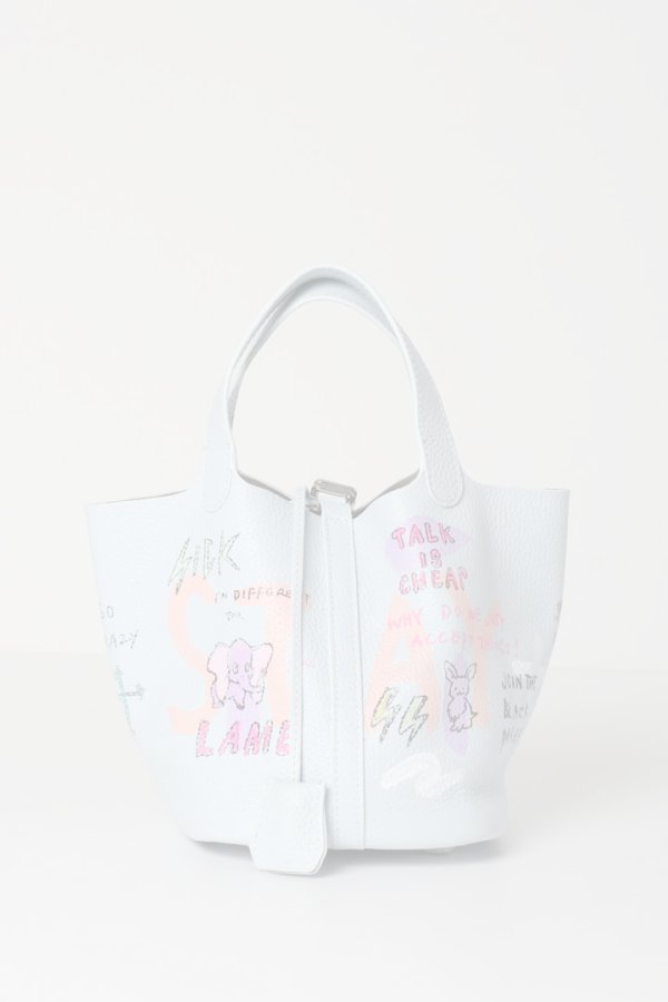 画像2:   guernika ゲルニカ Cube Bag / size S / Ice Blue{GR-CB-3-BDA}{E-} (2)