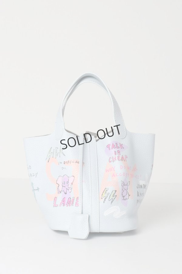 画像2: {SOLD}guernika ゲルニカ Cube Bag / size S / Ice Blue{GR-CB-3-BDA}{E-} (2)