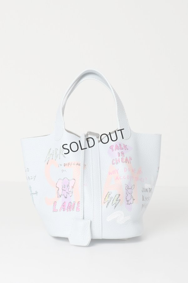 画像3: {SOLD}guernika ゲルニカ Cube Bag / size S / Ice Blue{GR-CB-3-BDA}{E-} (3)