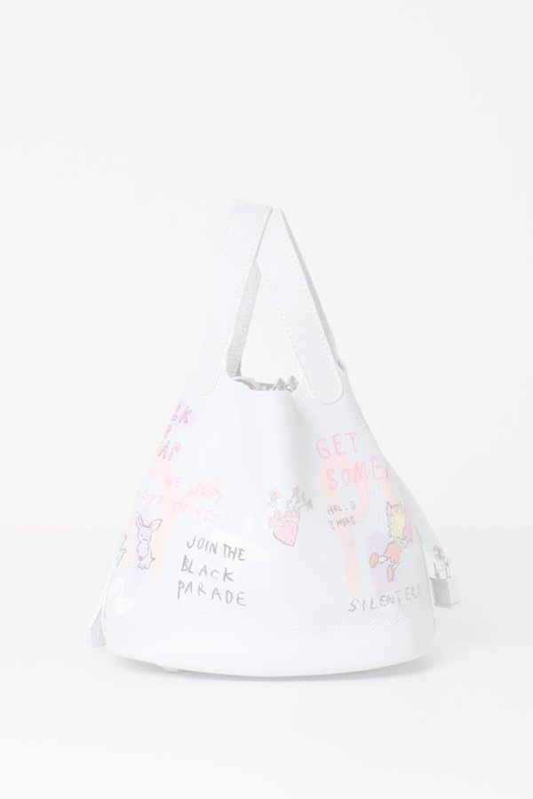 画像4:   guernika ゲルニカ Cube Bag / size S / Ice Blue{GR-CB-3-BDA}{E-} (4)