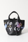 画像3: guernika ゲルニカ Cube Bag / size S / Black{GR-CB-3-BEA} (3)