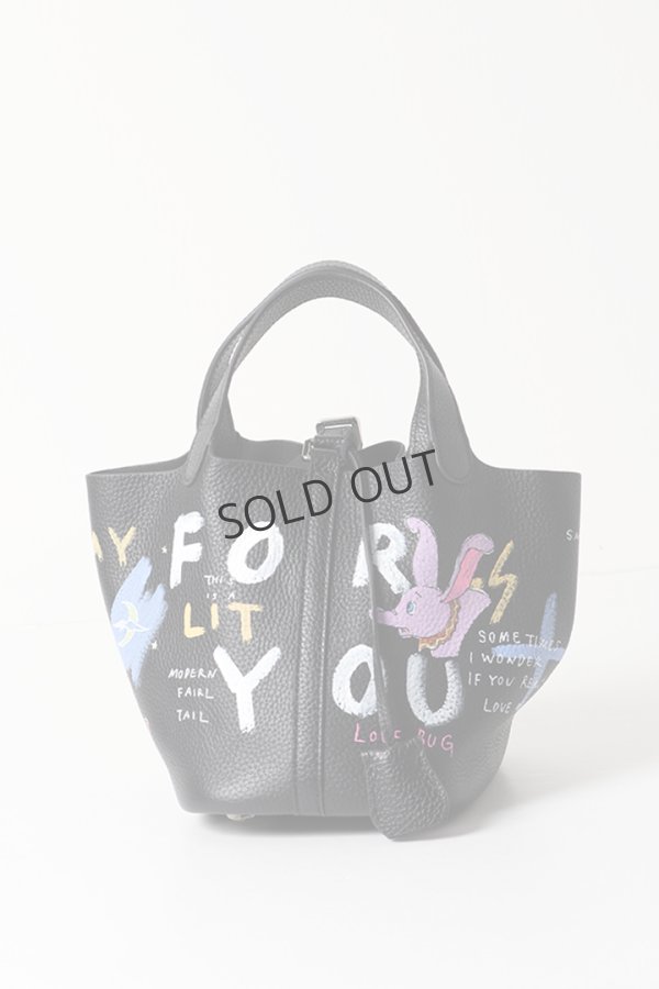 画像3: {SOLD}guernika ゲルニカ Cube Bag / size S / Black{GR-CB-3-BEA}{E-} (3)