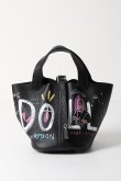 画像1: guernika ゲルニカ Cube Bag / size S / Black{GR-CB-3-BEA} (1)