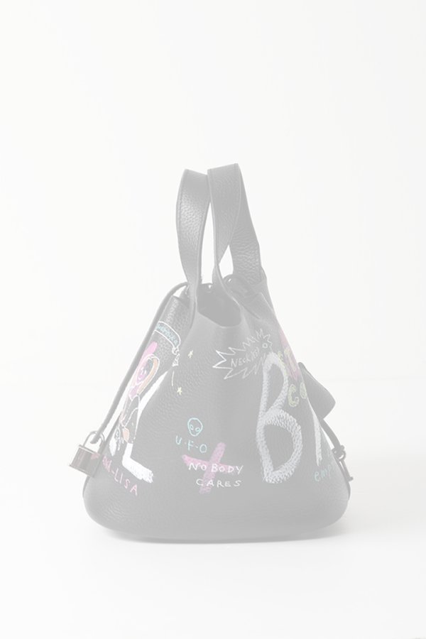 画像2:   guernika ゲルニカ Cube Bag / size S / Black{GR-CB-3-BEA}{E-} (2)
