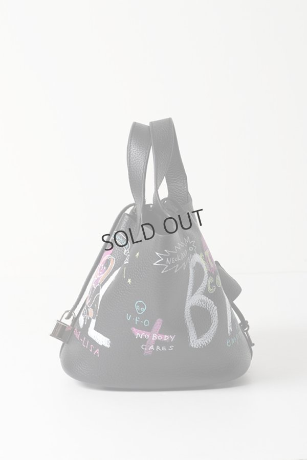 画像2: {SOLD}guernika ゲルニカ Cube Bag / size S / Black{GR-CB-3-BEA}{E-} (2)