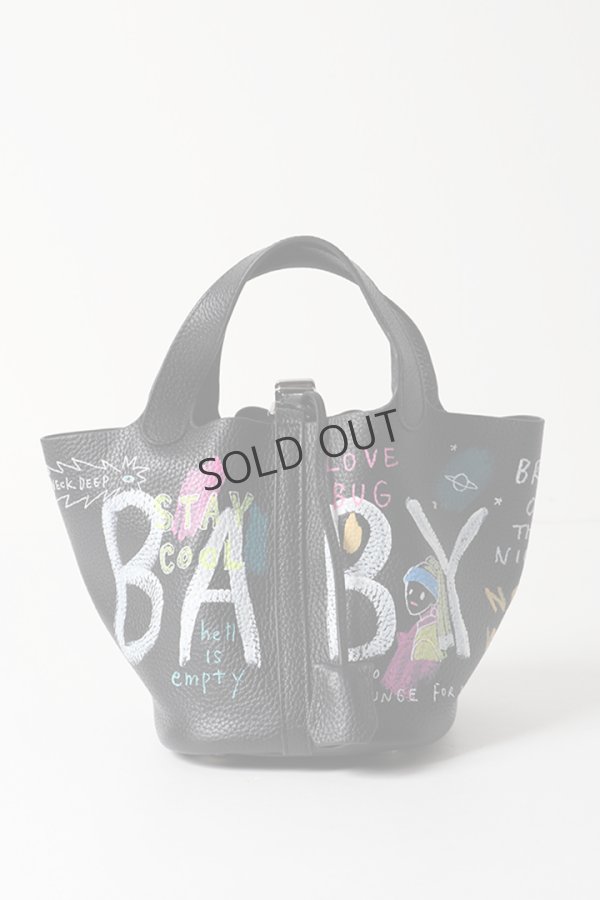 画像3: {SOLD}guernika ゲルニカ Cube Bag / size S / Black{GR-CB-3-BEA}{E-} (3)