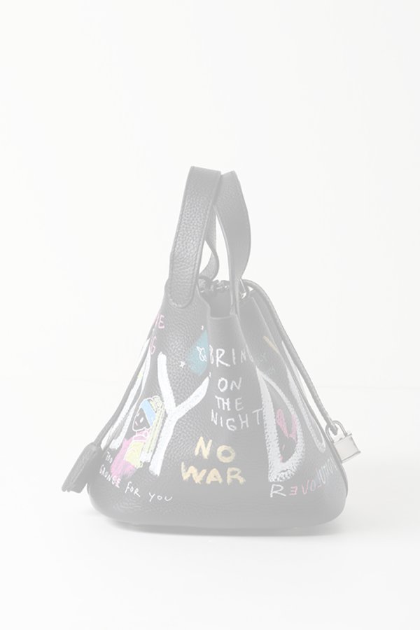 画像4:   guernika ゲルニカ Cube Bag / size S / Black{GR-CB-3-BEA}{E-} (4)