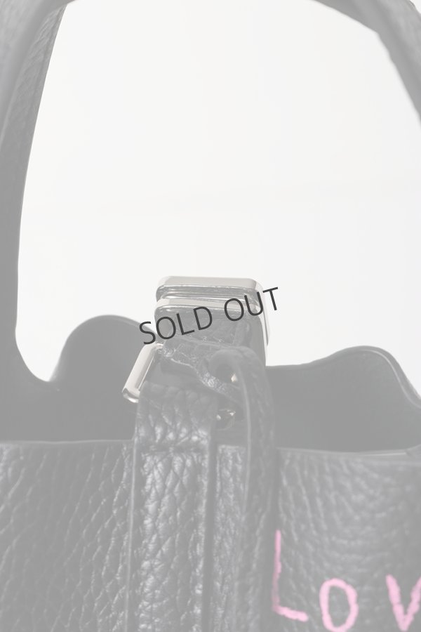 画像5: {SOLD}guernika ゲルニカ Cube Bag / size S / Black{GR-CB-3-BEA}{E-} (5)