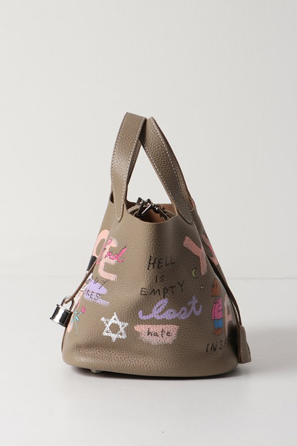 画像2: guernika ゲルニカ Cube Bag / size S / Beige{GR-CB-3-BEA}{E-} (2)