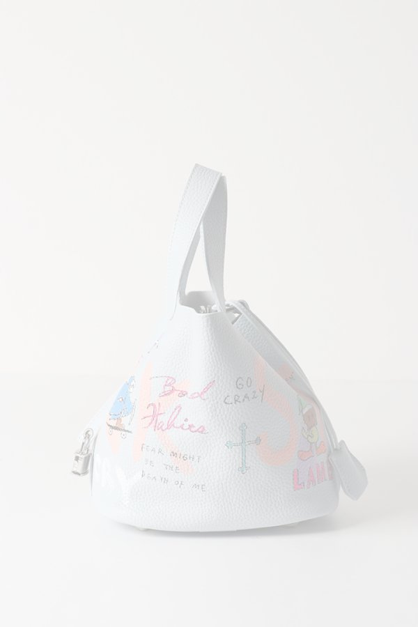 画像2:   guernika ゲルニカ Cube Bag / size S / Ice Blue{GR-CB-3-BEA}{E-} (2)