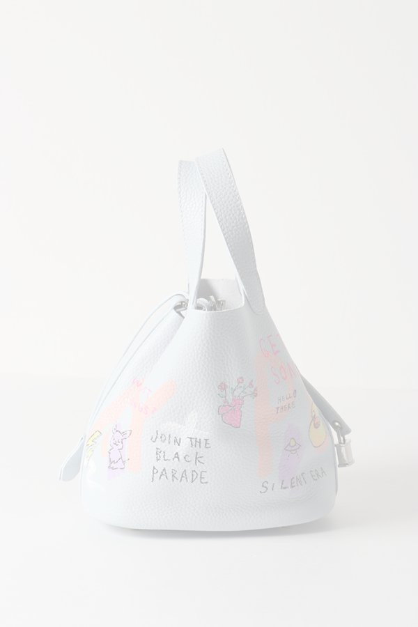 画像4:   guernika ゲルニカ Cube Bag / size S / Ice Blue{GR-CB-3-BEA}{E-} (4)