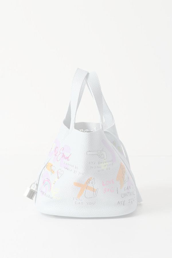 画像2:   guernika ゲルニカ Cube Bag / size S / Ice Blue{GR-CB-3-BEA}{E-} (2)