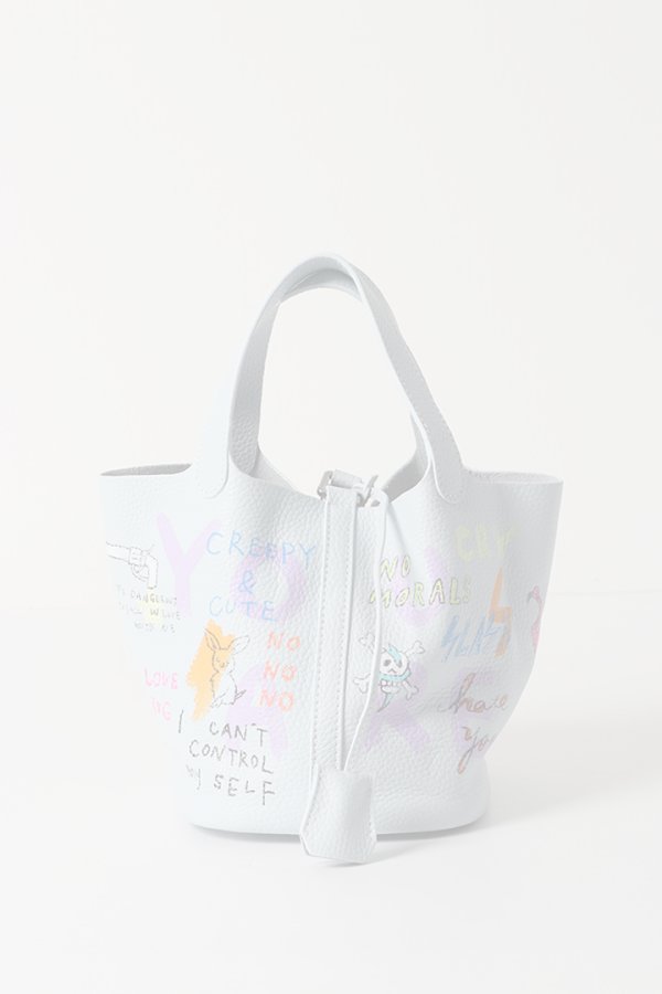 画像3:   guernika ゲルニカ Cube Bag / size S / Ice Blue{GR-CB-3-BEA}{E-} (3)
