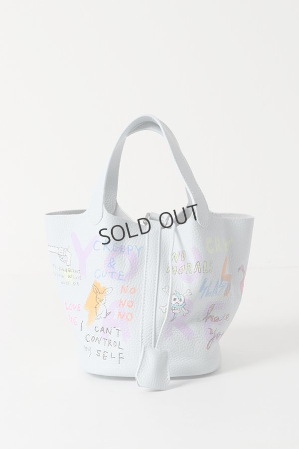 画像3: {SOLD}guernika ゲルニカ Cube Bag / size S / Ice Blue{GR-CB-3-BEA}{E-} (3)