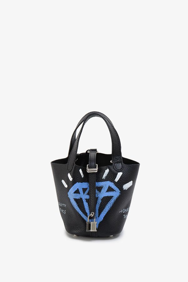 画像2: guernika ゲルニカ Cube Bag / size MINI / Black{E-}{GR-MCB-1-BFS} (2)