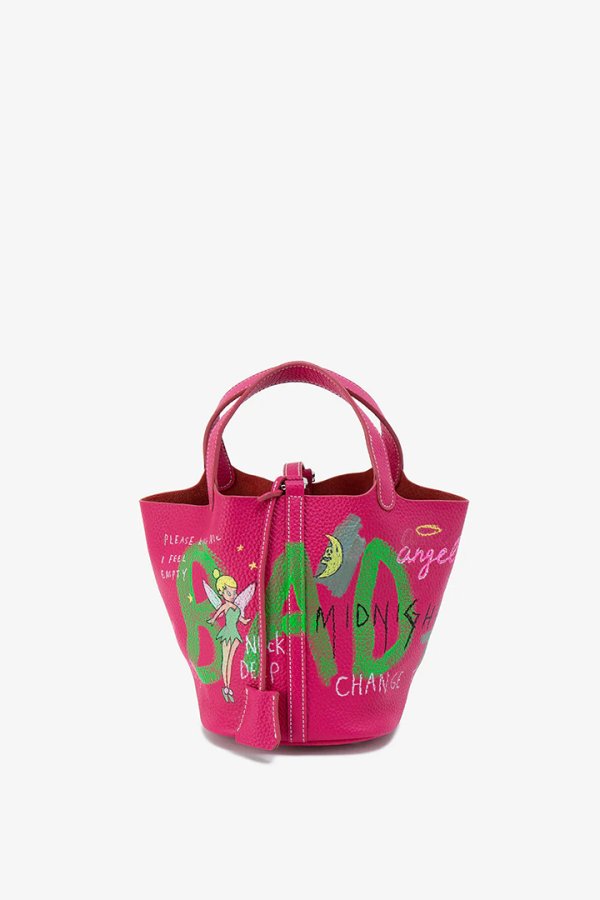画像2: guernika ゲルニカ Cube Bag / size S / Vivid Pink{-BFS} (2)