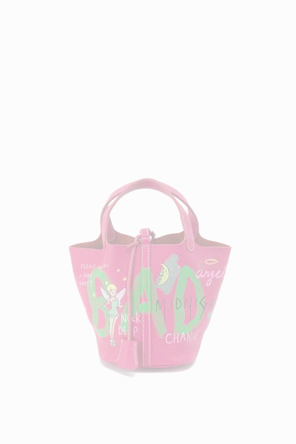 画像2:  {SOLD} guernika ゲルニカ Cube Bag / size S / Vivid Pink{E-}{GR-CB-3-BFS} (2)