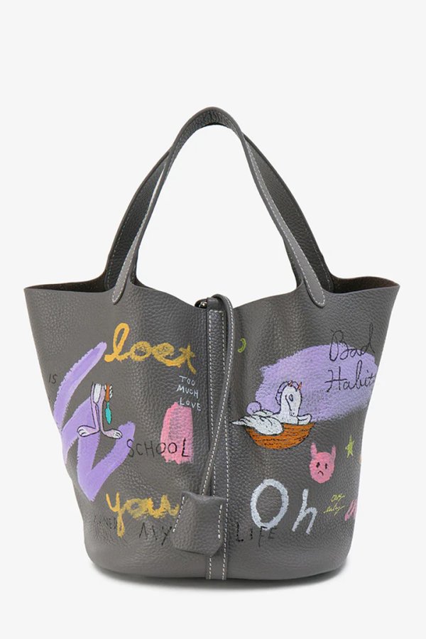 画像2: guernika ゲルニカ Cube Bag / size L / Gray{GR-CB-1/01102GRL-BFS}{E-} (2)