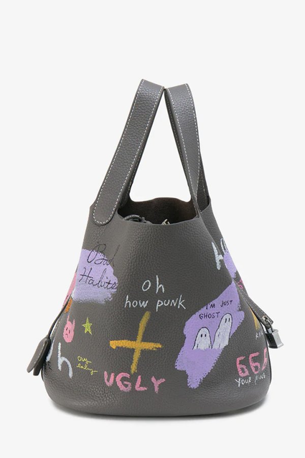 画像4: guernika ゲルニカ Cube Bag / size L / Gray{GR-CB-1/01102GRL-BFS}{E-} (4)