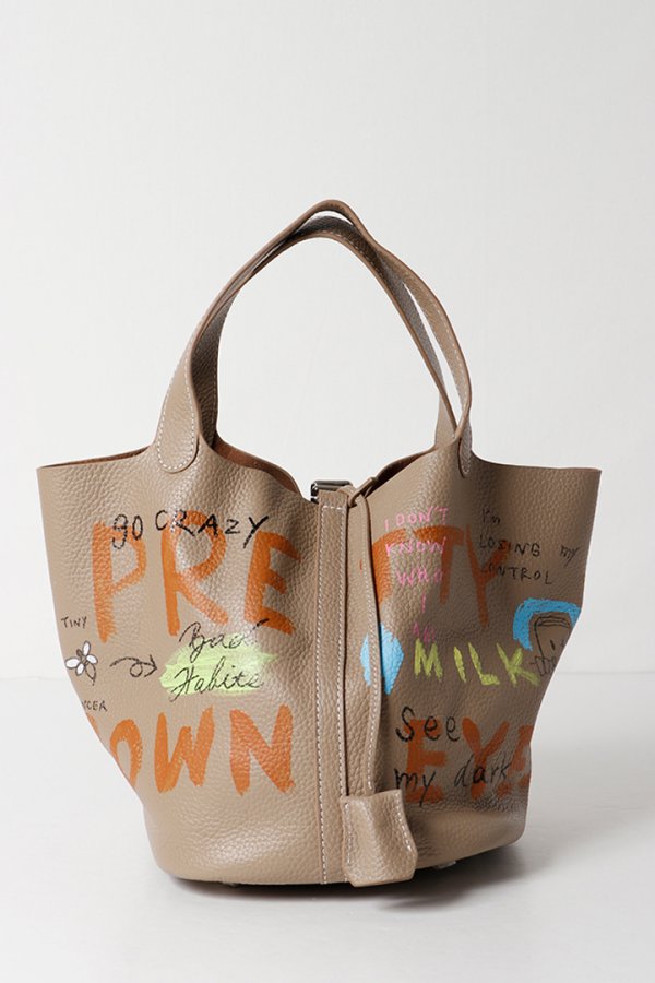 画像3: guernika ゲルニカ Cube Bag / size L / Beige{E-}{GR-CB-1-BFS} (3)