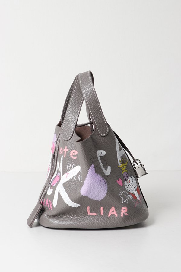 画像4: guernika ゲルニカ Cube Bag / size S / Gray{E-}{GR-CB-3-BFS} (4)