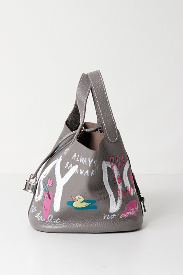 画像2: guernika ゲルニカ Cube Bag / size S / Gray{E-}{GR-CB-3-BFS} (2)