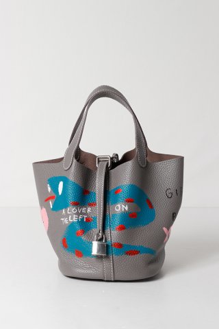 guernika ゲルニカ Cube Bag / size L / Ice Blue{GR-CB-1-BDA}{E