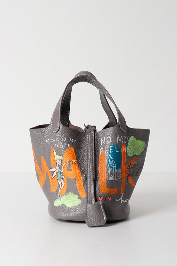 画像3: guernika ゲルニカ Cube Bag / size S / Gray{E-}{GR-CB-3-BFS} (3)