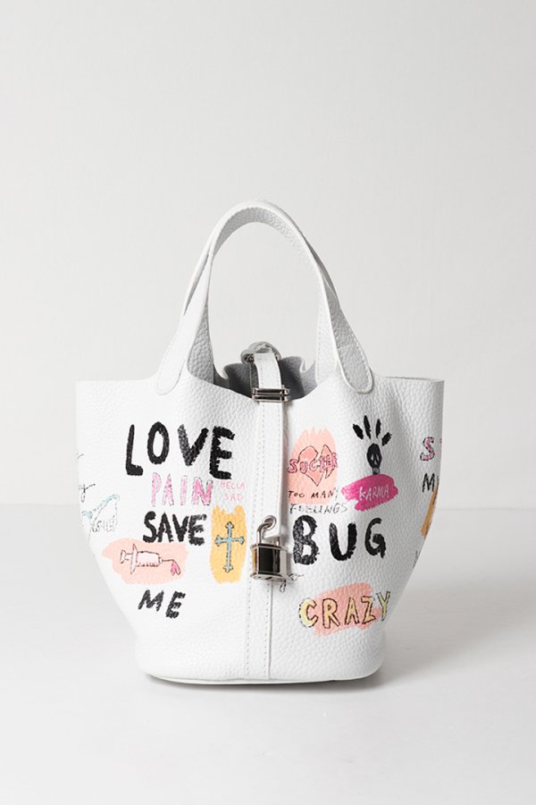 画像1: guernika ゲルニカ Cube Bag / size S / White{E-}{GR-CB-3-BFS} (1)