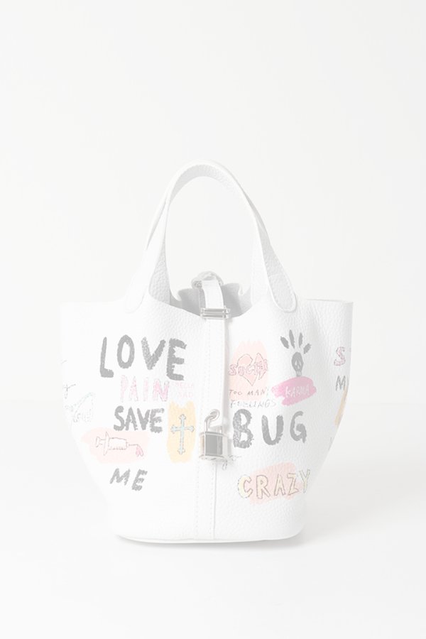 画像1:   guernika ゲルニカ Cube Bag / size S / White{E-}{GR-CB-3-BFS} (1)