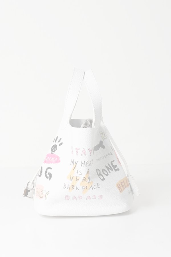 画像2:   guernika ゲルニカ Cube Bag / size S / White{E-}{GR-CB-3-BFS} (2)
