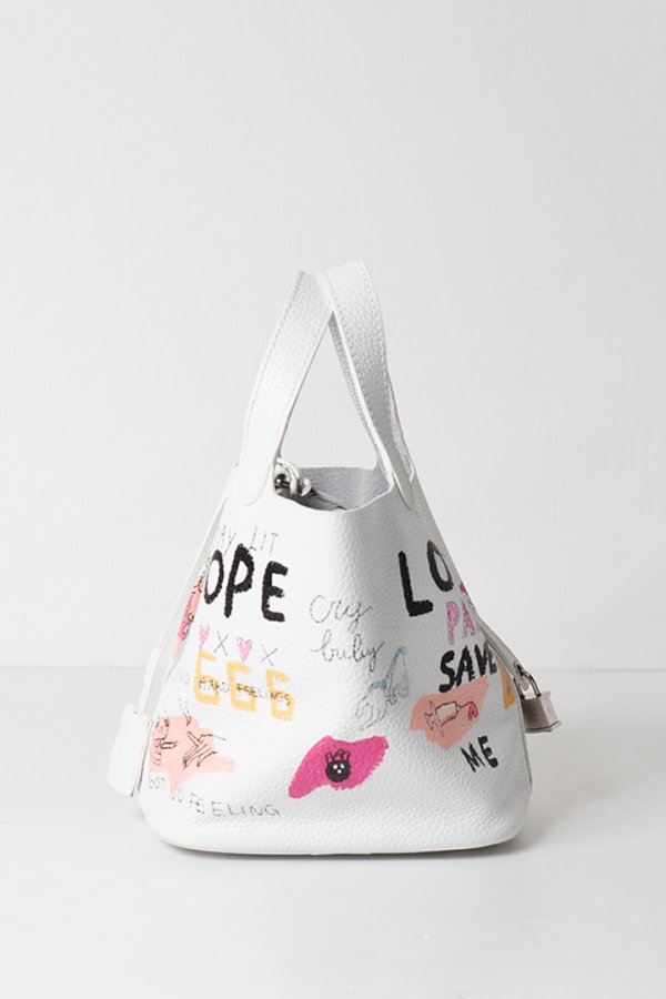 画像4: guernika ゲルニカ Cube Bag / size S / White{E-}{GR-CB-3-BFS} (4)