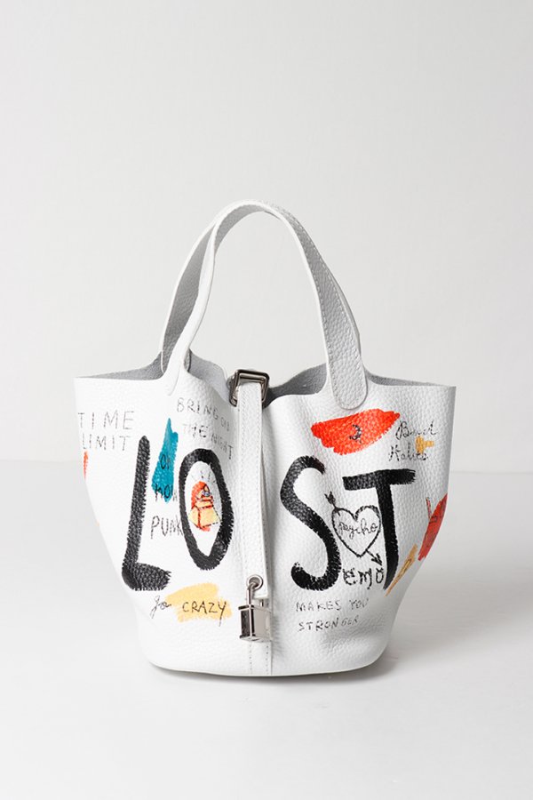 画像1: guernika ゲルニカ Cube Bag / size S / White{E-}{GR-CB-3-BFS} (1)