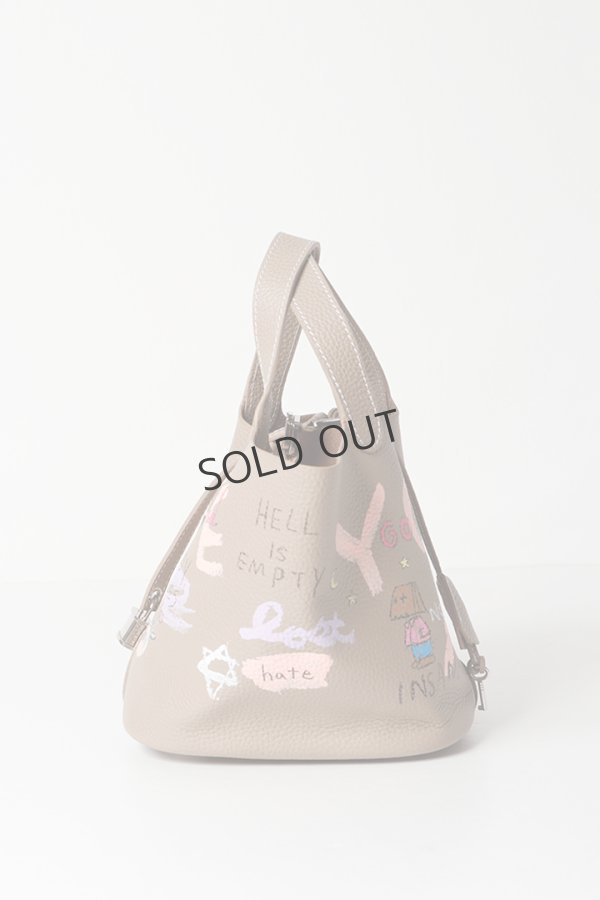画像2: {SOLD}guernika ゲルニカ Cube Bag / size S / Beige{E-}{GR-CB-3-BFS} (2)